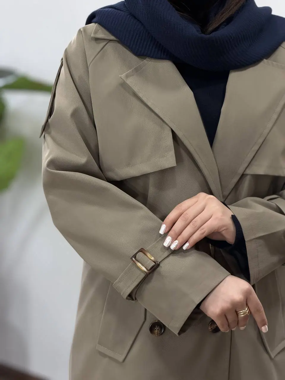 ترنچ کت بلند آستردار نورا 2